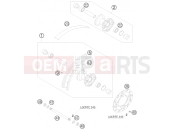 KTM 50 SX (6003H4) [EU] 2008 FRONT WHEEL