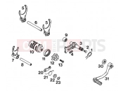 KTM 125 E-XC (717548) [US] 1994 SHIFTING MECHANISM