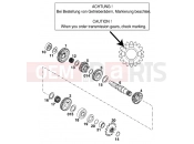 KTM 380 SX '99 (650190) [US] 1999 TRANSMISSION II - COUNTERSHAFT