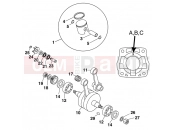 KTM 65 SX (600196) [EU] 1999 CRANKSHAFT, PISTON