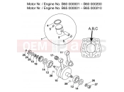 KTM 65 SX (600196) [EU] 1999 CRANKSHAFT, PISTON