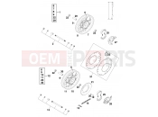 KTM 50 SX PRO JUNIOR (600191) [EU] 1999 FRONT WHEEL