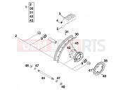 KTM 65 SX (600186) [EU] 1998 FRONT WHEEL
