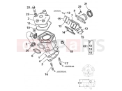 KTM 65 SX (600186) [EU] 1998 CYLINDER, CYLINDER HEAD