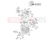 KTM 620 SUP-COMP WP (870379) [EU] 1997 CYLINDER HEAD