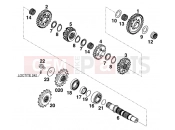 KTM 620 RXC-E (977578) [US] 1997 TRANSMISSION II - COUNTERSHAFT