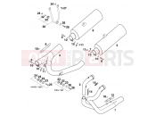 KTM 620 EGS-E ADVENTURE (972675) [EU] 1997 EXHAUST SYSTEM
