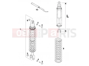 KTM 125 LC2 100/ORANGE BRD '96 (112664) [EU] 1996 SHOCK ABSORBER
