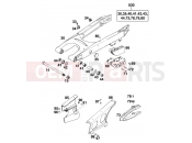 KTM 125 LC2 100/ORANGE BRD '96 (112664) [EU] 1996 SWING ARM