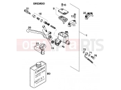 KTM 125 LC2 100/ORANGE BRD '96 (112664) [EU] 1996 FRONT BRAKE CONTROL