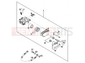 KTM 125 LC2 100/ORANGE BRD '96 (112664) [EU] 1996 REAR BRAKE CALIPER