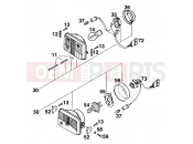 KTM 125 LC2 100/ORANGE BRD '96 (112664) [EU] 1996 LIGHTING SYSTEM