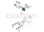 KTM 125 LC2 100/ORANGE BRD '96 (112664) [EU] 1996 LIGHTING SYSTEM