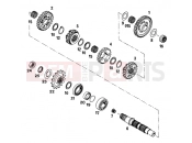 KTM 620 RXC-E (977555) [US] 1995 TRANSMISSION II - COUNTERSHAFT