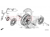 HONDA VFR800F 2016 F-14 FRONT WHEEL