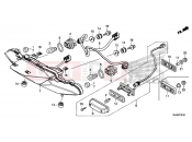 HONDA VFR800F 2016 F-36-10 REAR COMBINATION LIGHT