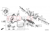 HONDA VFR800F 2016 F-7 HANDLE PIPE / TOP BRIDGE