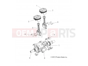 Polaris 2019 ATV ACE 900 EPS XC (R04) (A19DCE87AK) ENGINE | ENGINE, CRANKSHAFT and PISTON - A19DCE87AK (49RGRPISTON11RZR875)