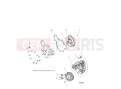 Polaris 2019 ATV ACE 900 EPS XC (R04) (A19DCE87AK) ENGINE | ENGINE, STATOR and COVER - A19DCE87AK (100654)