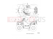 Polaris 2019 ATV SCRAMBLER 1000 XP TRACTOR (R03) (A19SVS95CR) BODY | BODY, DECALS - A19SVS95CR
