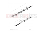 INDIAN 2019 SCOUT 1200 ALL OPTIONS (R02) - N19MSA00/MSB00 DRIVE TRAIN » DRIVE TRAIN, INPUT/OUTPUT SHAFT ASM. - ALL OPTIONS (800193)