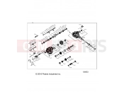 Polaris 2018 ATV ACE 500 SOHC (R08) (A18DAA50B7) DRIVE TRAIN | DRIVE TRAIN, MAIN GEARCASE - A18DAA50B7 (100853)