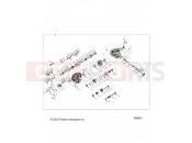 Polaris 2018 ATV 900 ACE EPS XC (R08) (A18DCE87BB) DRIVE TRAIN | DRIVE TRAIN, MAIN GEARCASE - A18DCE87BB (100633)