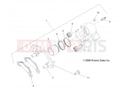 Polaris 2018 ATV SCRAMBLER XP 1000 EU (R09) (A18SVE95FR) BRAKES » BRAKES, FRONT CALIPER - 