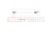 Polaris 2018 ATV SCRAMBLER XP 1000 EU (R09) (A18SVE95FR) DRIVE TRAIN » DRIVE TRAIN, PROP SHAFT, FRONT - (101306)
