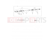 Polaris 2017 ATV ACE 570 EFI (R15) (A17DAA57A5) DRIVE TRAIN | DRIVE TRAIN, FRONT HALF SHAFT - A17DAA57A5 (100044)