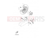 YAMAHA CW50RS BOOSTER NEXT GENERATION (5NU5) 2001 REAR WHEEL