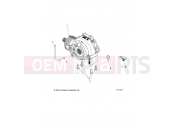 Polaris 2017 ATV ACE 500 SOHC (R14) (A17DAA50A7) DRIVE TRAIN | DRIVE TRAIN, FRONT GEARCASE MOUNTING- A17DAA50A7 (101121)