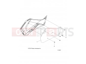 Polaris 2017 ATV SPORTSMAN 570 TRACTOR (R07) - A17SES57C1/C2/C7/CL/E1/E2/E7/EL/SET57C1/C2/E1/E2 BODY | BODY, RIGHT HAND SIDE PANEL HEAT SHIELD AND HARDWARE 1 UP - A17SES57C1/C2/C7/CL/E1/E2/E7/EL/SET57C1/C2/E1/E2 (101067)