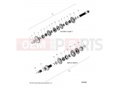 INDIAN SPRINGFIELD ALL OPTIONS (R03) (N17THAAA) DRIVE TRAIN » DRIVE TRAIN, INPUT/OUTPUT SHAFT ASM. - ALL OPTIONS (200088)