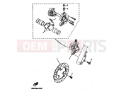 YAMAHA YN100 NEO'S 100 (5KKE) 2001 FRONT BRAKE CALIPER