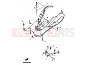 YAMAHA YN100 NEO'S 100 (5KKE) 2001 STAND & FOOTREST