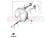 YAMAHA YN100 NEO'S 100 (5KKE) 2001 HEADLIGHT