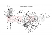 POLARIS PHOENIX 200 (A15YAP20AF) ENGINE | ENGINE, CRANKCASE - A15YAP20AF (49ATVCRANKCASE10PHX)