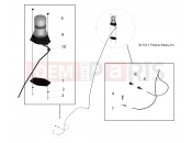 Polaris 2015 LEV GEM ALL OPTIONS - L15G2/4/6 ELECTRICAL » ELECTRICAL, OPTIONS, BEACON, YELLOW WARNING, SERVICE - ALL OPTIONS (49GEMOPTIONS11BEACON)
