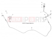 Polaris 2015 RANGER RANGER HST - R151DPD1AA/2D DRIVE TRAIN » DRIVE TRAIN, SHIFT LEVER AND CABLE - (49BRUTUSLEVER13)