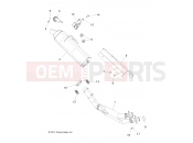 POLARIS SCRAMBLER 850 XP HO/EPS - A14GH85AD/EAI ENGINE » ENGINE, EXHAUST - (49ATVEXHAUST13850SCRAM)