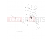 POLARIS SCRAMBLER 850 XP HO/EPS - A14GH85AD/EAI STEERING » STEERING, CONTROLS, THROTTLE ASM. and CABLE - (49ATVCONTROLS13850SCRAM)