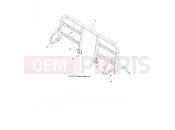 POLARIS GEM EM1400 FLATBED - L14U2AAEFA/VEFA/PEFA CHASSIS | CHASSIS, CAB FRAME -  L14U2AAEFA/VEFA/PEFA (49LEVFRAME14EM)