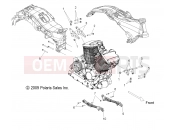 VICTORY CROSS ROADS 8-BALL/CROSS ROADS CLASSIC ALL OPTIONS - V14BA36/BW36 ENGINE | ENGINE, ENGINE MOUNTING - V14BA36/BW36 ALL OPTIONS (49VICENGINEMTG10CC)