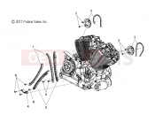VICTORY VISION ALL OPTIONS (V14SW36) ENGINE » ENGINE, CAMCHAIN - ALL OPTIONS (49VICCAMCHAIN12VN)
