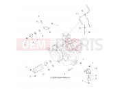 POLARIS TRAIL BOSS 330 (A13EA32AA) ENGINE | ENGINE, MOUNTING - A13EA32AA (49ATVENGINEMTG10TBLZR)