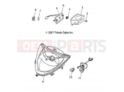 POLARIS PHOENIX 200 (A13PB20AF) ELECTRICAL | ELECTRICAL, HEADLIGHT and TAILLIGHT - A13PB20AF (49ATVHEADLIGHT08PHX)