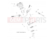 Polaris 2012 ATV TRAIL BOSS 330 INTL (A12EA32FA) STEERING » STEERING, HANDLEBAR and CONTROLS - (49ATVHANDLEBAR10BOSSI)