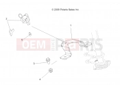 POLARIS TRAIL BOSS 330 INTL (A12EA32FA) STEERING | STEERING, STEERING LOCK - A12EA32FA (49ATVSTEERINGLOCK09SP500TR)