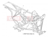 Polaris 2012 ATV TRAIL BLAZER 330 (A12NA32AA) CHASSIS | CHASSIS, FRAME - A12NA32AA (49ATVFRAME10TBLZR)